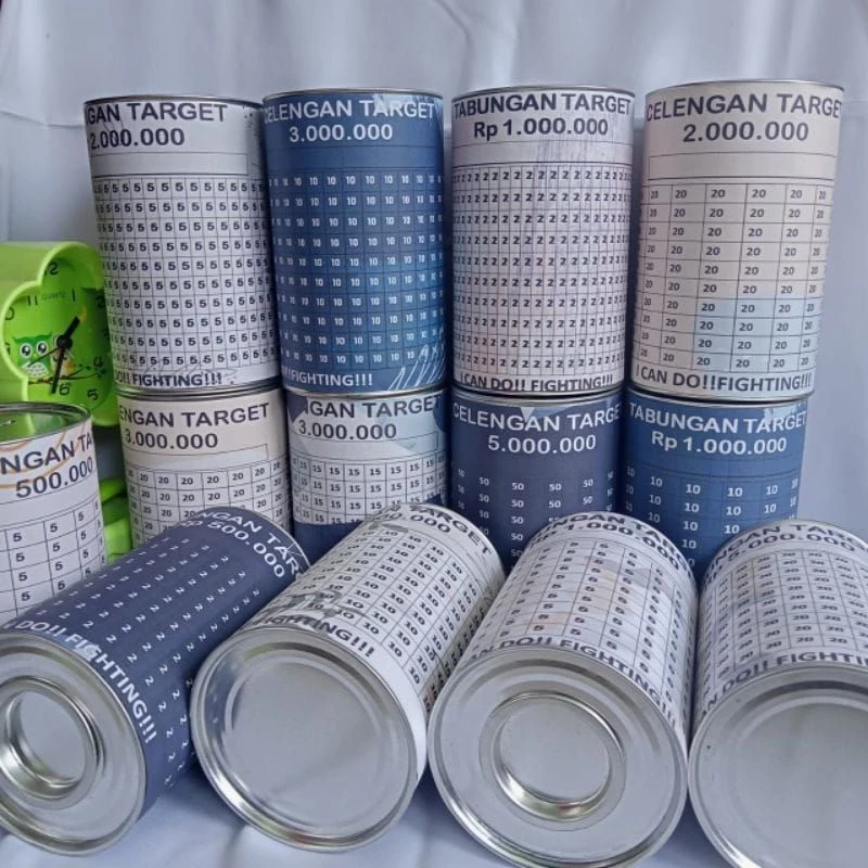 Celengan target viral semua nominal lengkap mulai 2 ribu hingga 100 ribu