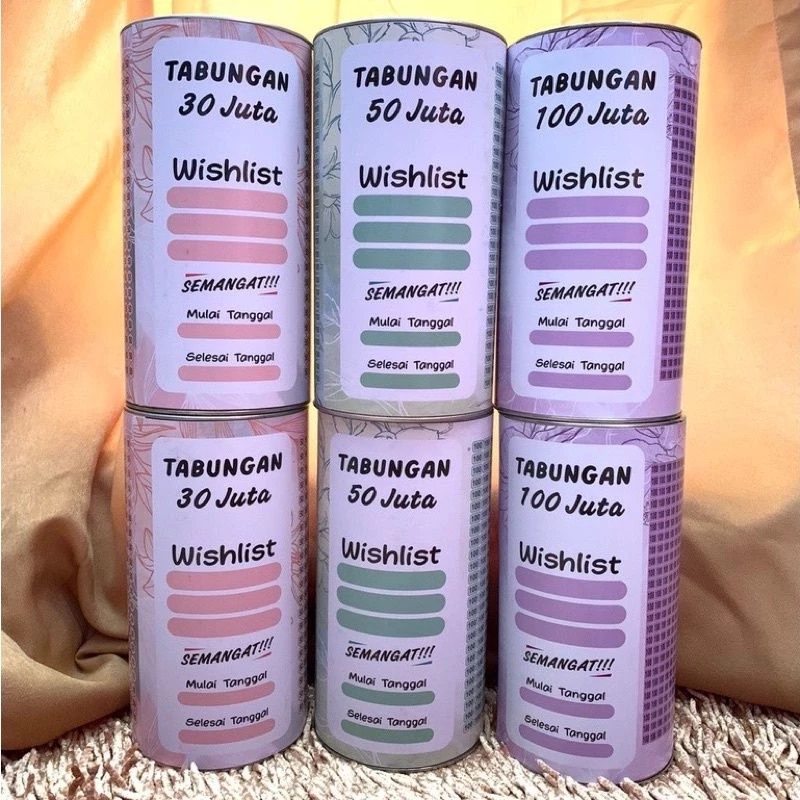 Celengan target jumbo untuk tabungan besar hingga 100 juta